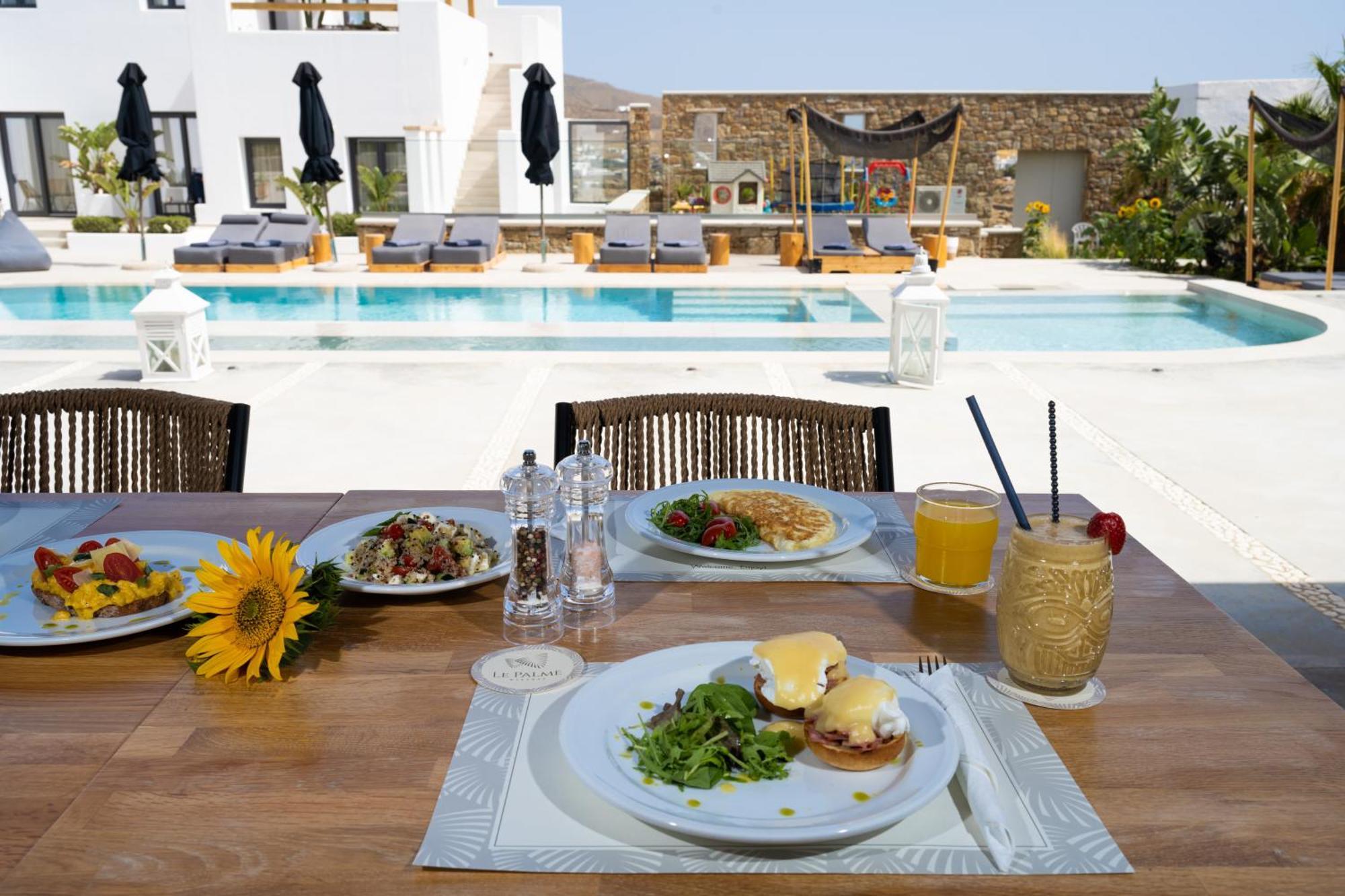 Le Palme Mykonos Hotell Klouvas Eksteriør bilde